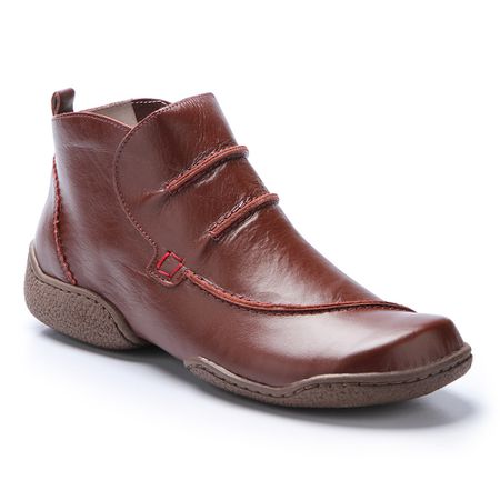 Bota Em Couro Vitore MAHOGANY J.Gean - CM0027/20 - J.Gean