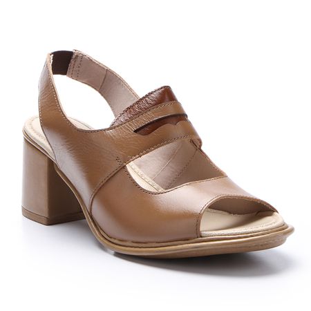 Sandália Lolly B em Couro cor Suede J.Gean - DM00... - J.Gean