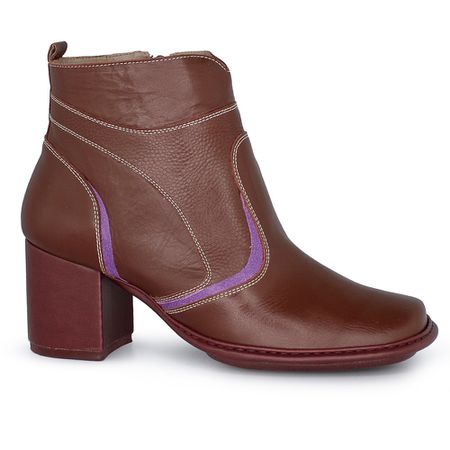 Bota Feminina New Pietra Salto Alto em Couro Diva ... - J.Gean