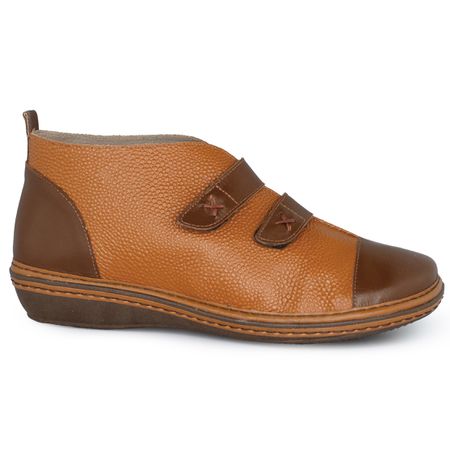 Bota Feminina New Nina em Couro Mel J.Gean - GD00... - J.Gean