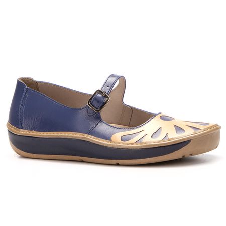 Sapatilha Wave Feminina em Couro Naval J.Gean - F... - J.Gean