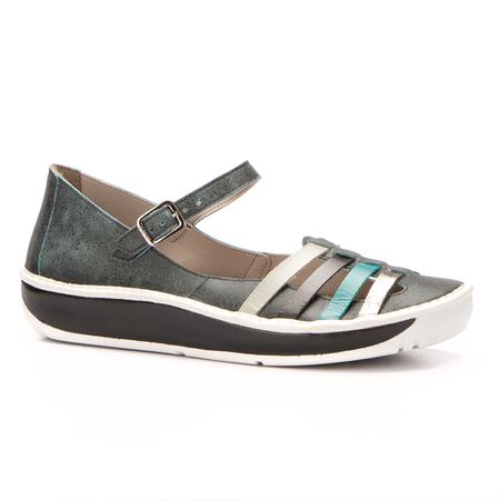 Sapatilha Wave Feminina em Couro Denin J.Gean FI00... - J.Gean