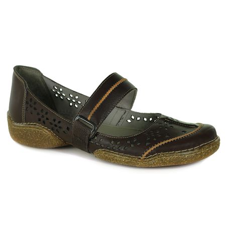 Sapatilha Vitore Coffee em Couro cor Coffee J.Gean... - J.Gean