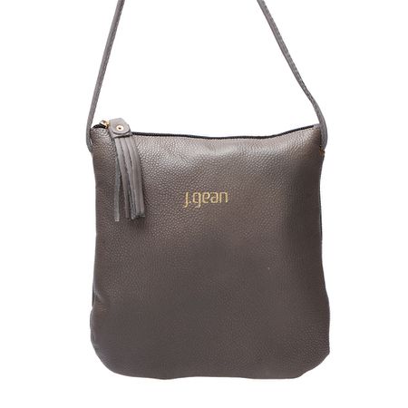 Bolsa transversal ou Tiracolo Feminina de Couro Co... - J.Gean