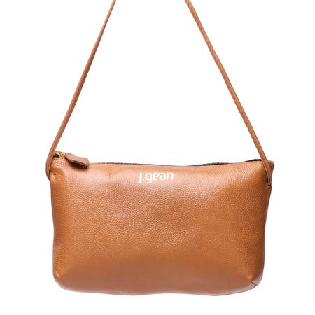 Bolsa transversal ou Tiracolo Feminina de Couro Co... - J.Gean