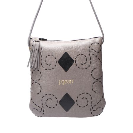 Bolsa transversal ou Tiracolo Feminina de Couro Co... - J.Gean