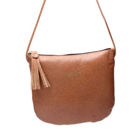 Bolsa transversal ou Tiracolo Feminina de Couro Co... - J.Gean
