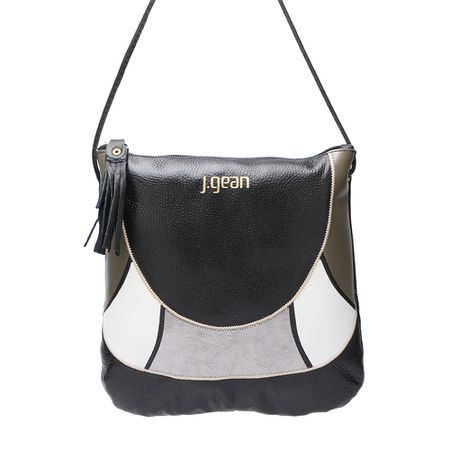 Bolsa transversal ou Tiracolo Feminina de Couro Co... - J.Gean