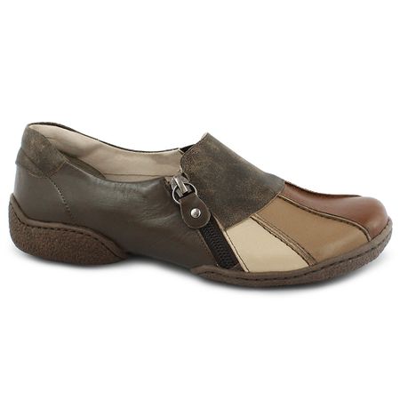 Sapatilha Em Couro Cor Brown J.gean - CL0067/03 - J.Gean