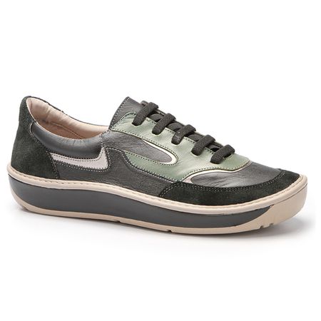 Tênis Feminino em Couro cor Preto J.Gean FI0029 - ... - J.Gean