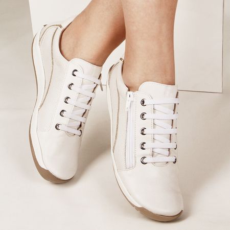 Tênis Feminino New Wave em Couro cor Diamante J.Ge... - J.Gean