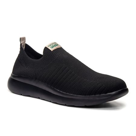Tênis Ortopédico Green Sustentável Knit Preto - Loja Mironneli | Especialista em Calçados Confortáveis