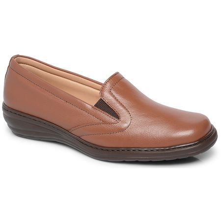 MOCASSIM FEMININO EM COURO Marrom - Loja Mironneli | Especialista em Calçados Confortáveis
