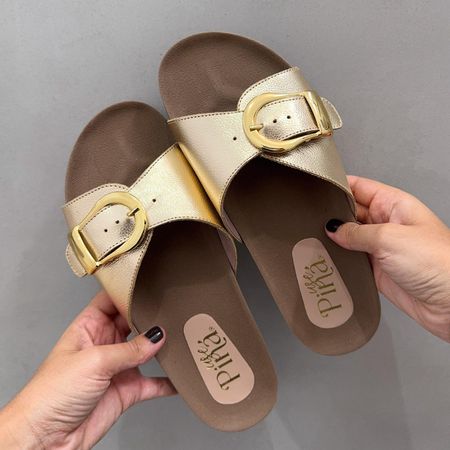 Sandália Papete Lua Dourada - 2706 - Use Piná