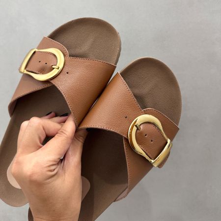 Sandália Papete Lua Caramelo - 27063 - Use Piná