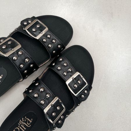 Sandália Papete Cecilia Preta - 22072 - Use Piná