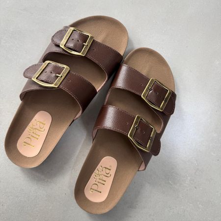 Sandália Papete Couro Marrom - 01081 - Use Piná