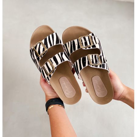 Sandália Papete Zebra - 0102 - Use Piná