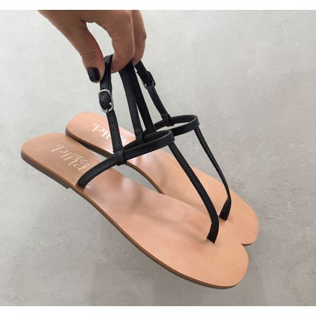 Rasteira Lia Preta - 0511 - Use Piná