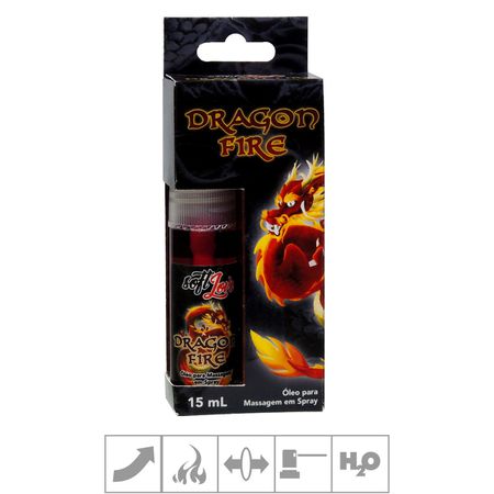 **PROMO - Excitante Unissex Dragon Fire Jatos 15ml Validade 11/22 (00200) - Padrão