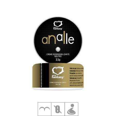 *Gel Para Sexo Anal Analle Pomada 3,5g (105415) - Padrão