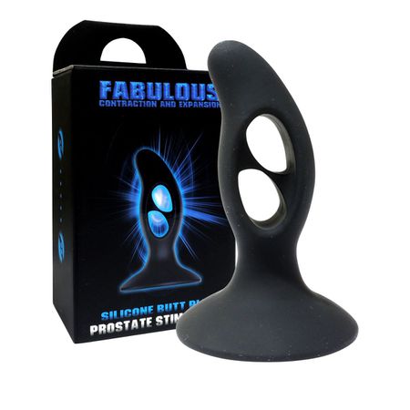 *Plug Toque Aveludado Fabulous SI (1211) - Preto
