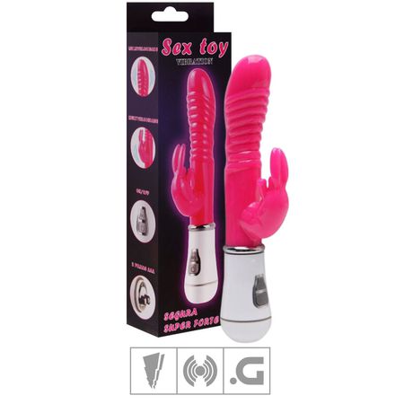 Vibrador Ponto G Com Estimulador SI (5375) - Rosa