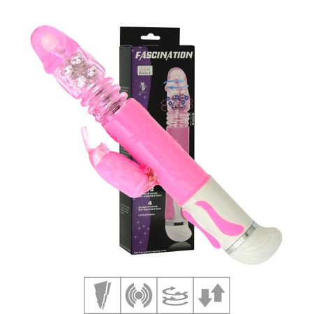 *Vibrador Rotativo Vai e Vem Fascination SI (5378) - Rosa