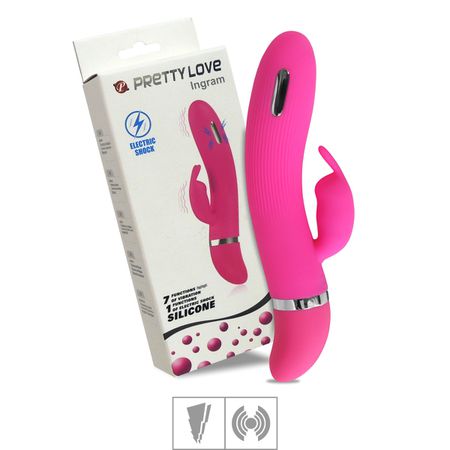 Vibrador Com Estimulador Ingram SI (5956) - Rosa