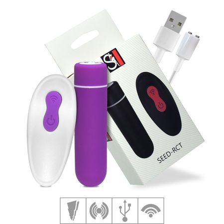 Cápsula Vibratória Recarregável SEED-RCT SI (6416) - Roxo