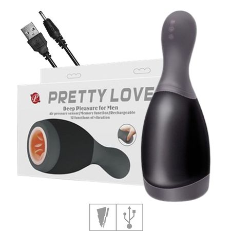 Masturbador Deep Pleasure (6503) - Preto