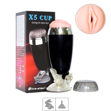 *Masturbador Lanterna Sem Vibro Com Ventosa X5 Cup SI (6509) - Vagina