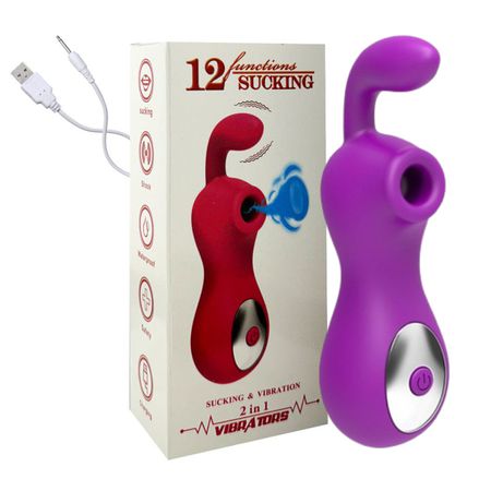 Vibrador Com Pulsação Sucking SI (8197) - Roxo