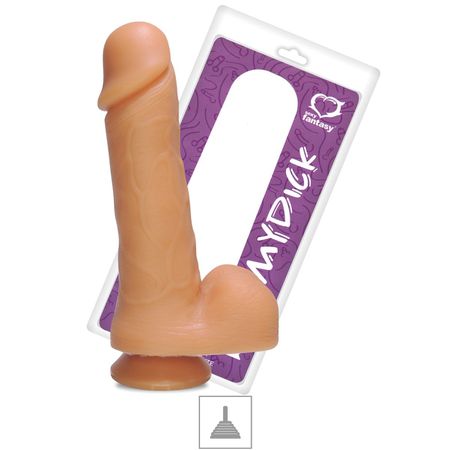 Prótese 16x14cm Com Ventosa e Escroto (PV010) - Bege