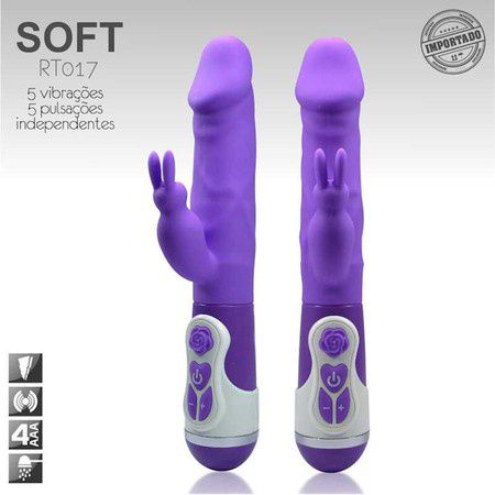 *Vibrador Rotativo Vipmix Multivibrações VP (RT017-14918) - Roxo