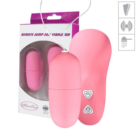 *Ovo Vibratorio Bullet Com Controle Man Nuo VP (Bw002-ST222) - Rosa