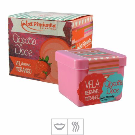 Vela Beijável Algodão Doce 50g (ST423) - Morango