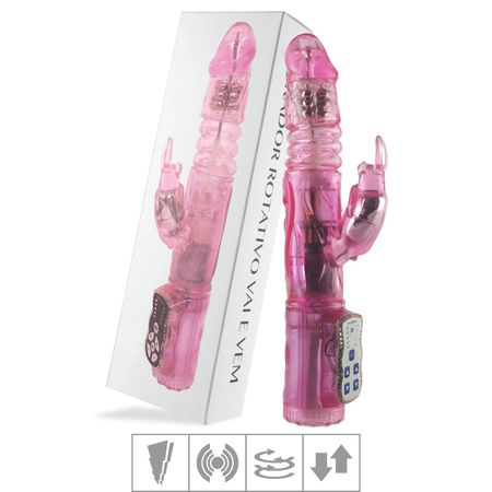 Vibrador Rotativo Vai e Vem VP (RT014-ST433) - Rosa