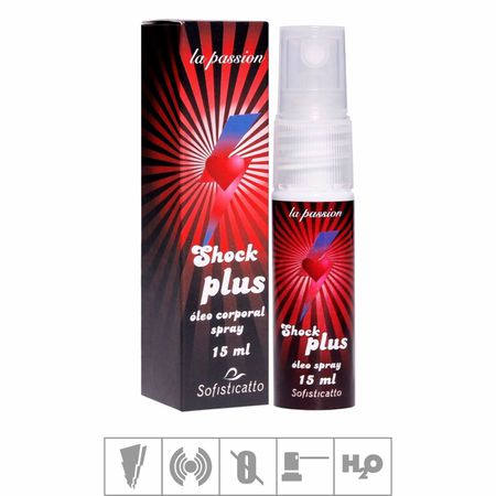 *Excitante Unissex la Passion Shock Plus Spray 15ml (ST507)-Neutro-Único - Neutro