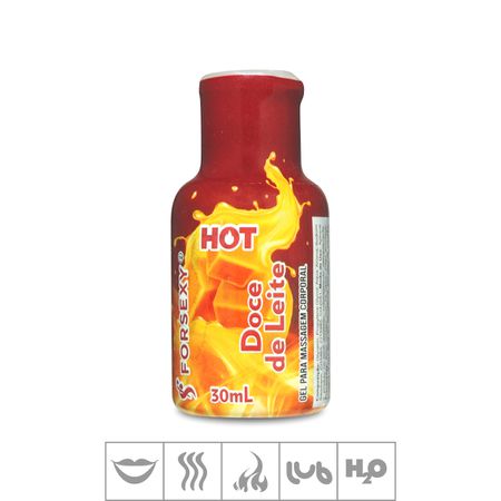*PROMO - Gel Comestível For Sexy Hot 30ml Validade 08/24 (ST739) - Doce de Leite
