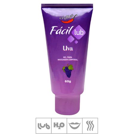 Lubrificante Fácil Lub Beijável 60g - (ST968) - Uva
