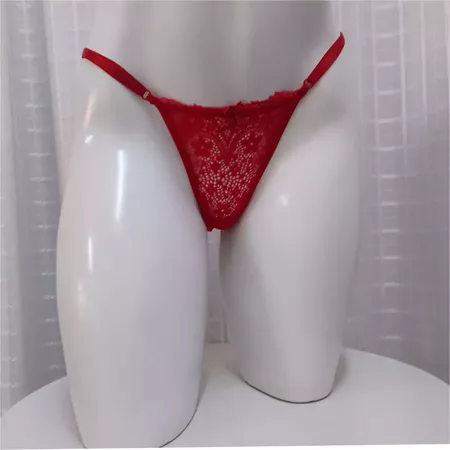 Calcinha Para Personalização Com Tira Removível (TR001). - Vermelho