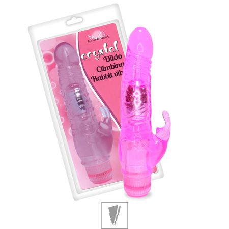 *Vibrador Cristal Dildo Climbing VP (VB008) - Rosa