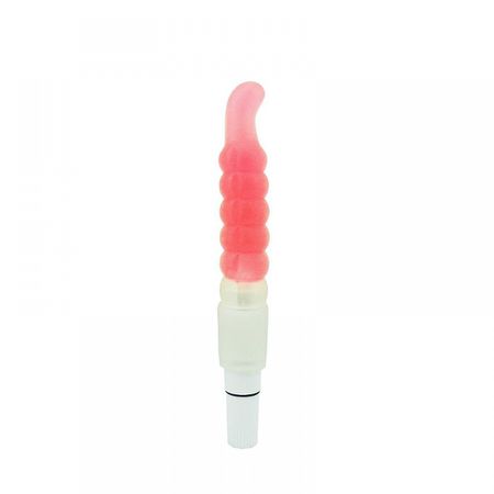 *Vibrador Com Capa Escalonada Removível 15x10cm VP (VB033A) - Rosa