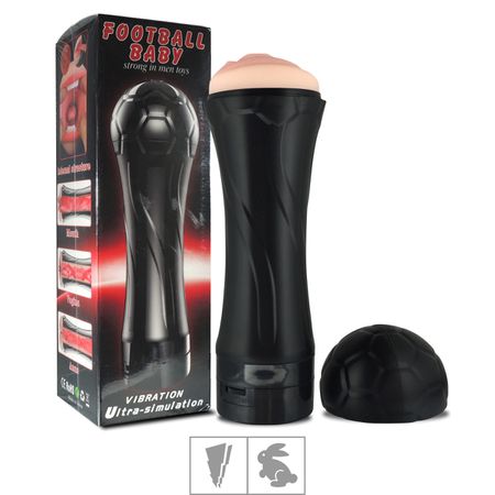 Masturbador Lanterna em Cyberskin Com Vibro VP (MA012) - Formato de Vagina