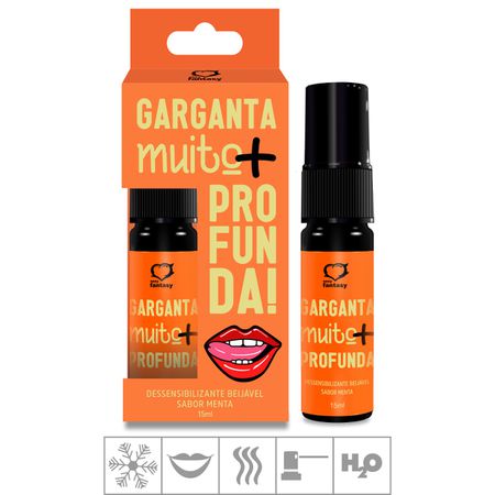 *Spray Para Sexo Oral Garganta Muito + Profunda 15ml (SF5033-ST825) - Menta