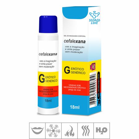 Gel Comestível Cefalexana 18ml (SL044) - Morango