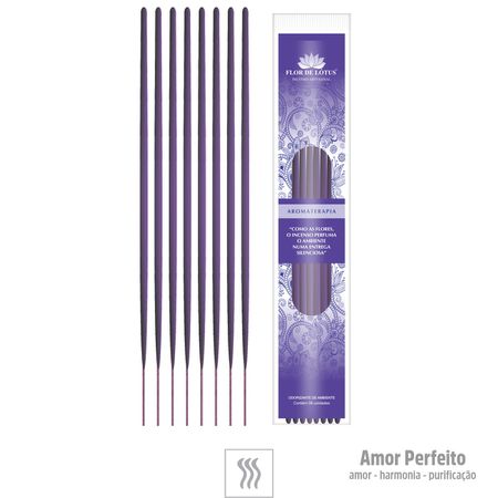 Incenso Artesanal 8 Varetas (ST133) - Amor Perfeito