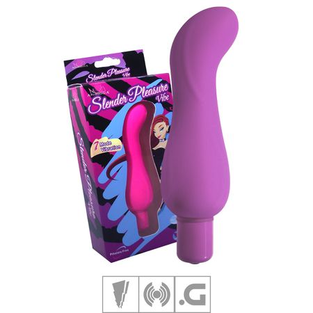 *Vibrador Ponto G Slender Pleasure 10x10cm SI (5068-ST292) - Roxo