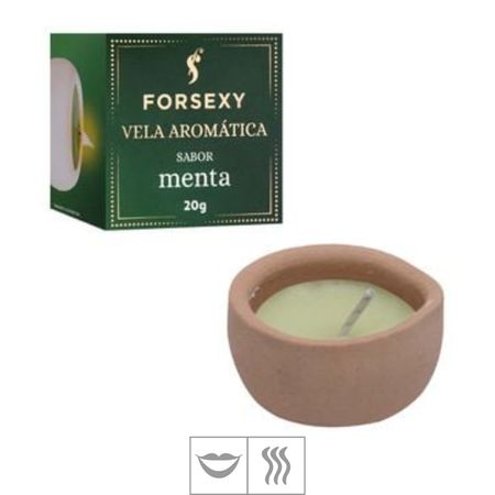 *Vela Aromática Beijável For sexy 20g (ST793) - Menta